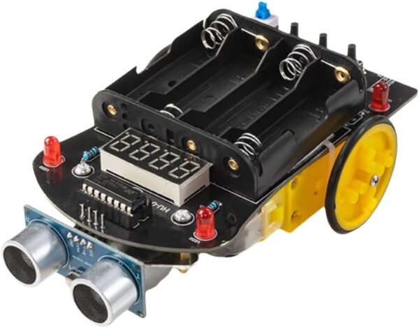 51 Single-chip Ultrasonic Obstacle Avoidance Car DIY Kit