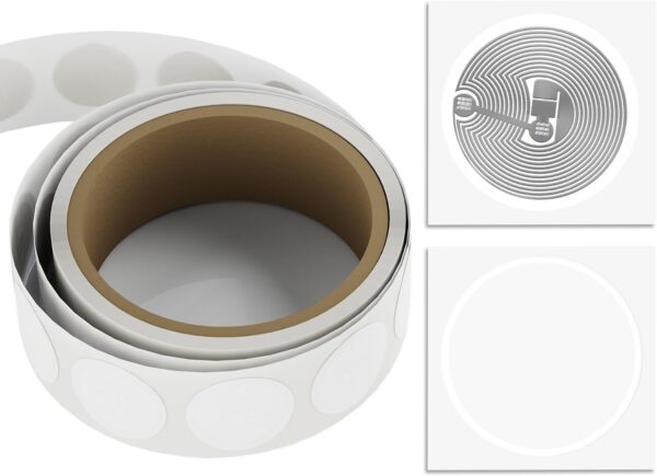 NTAG213 40mm Paper Coat Round Sticker Label 13.56MHz
