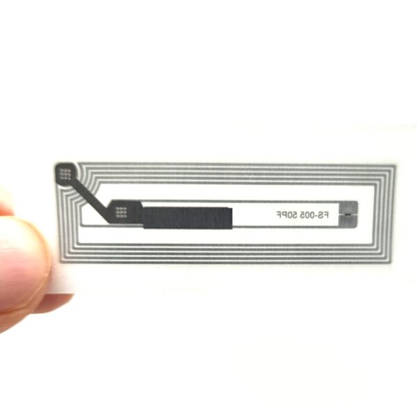 NTAG213 55x18mm NFC Rectangle Sticker Label 13.56MHz