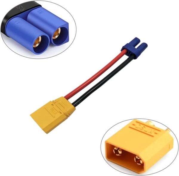 XT90 Male to EC5 Female Cable Converter