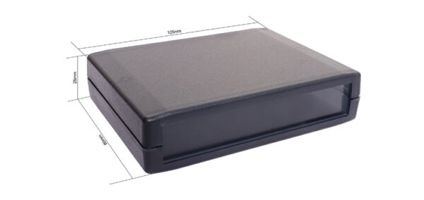 105x80x25mm ABS Translucent Black Case