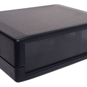 105x80x33mm ABS Translucent Black Case