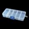 20x127x67mm Transparent Plastic Grid Box Storage