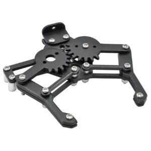 Black Metal Mechanical Robotics Arm Gripper