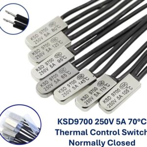 KSD9700 250V 5A 70°C Thermal Control Switch nc
