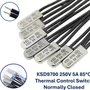 KSD9700 250V 5A 85°C Thermal Control Switch NC
