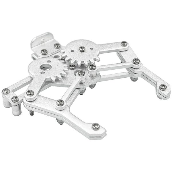 Silver Metal Mechanical Robotics Arm Gripper