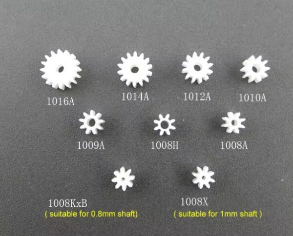 15PCS Plastic Spindle and Worm Gear Kit