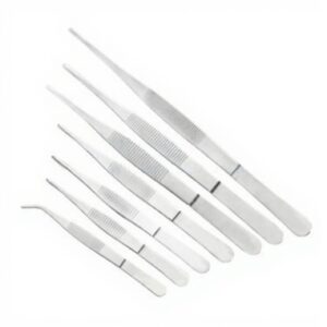 CT Stainless Steel Tweezers with Non-Slip Teeth